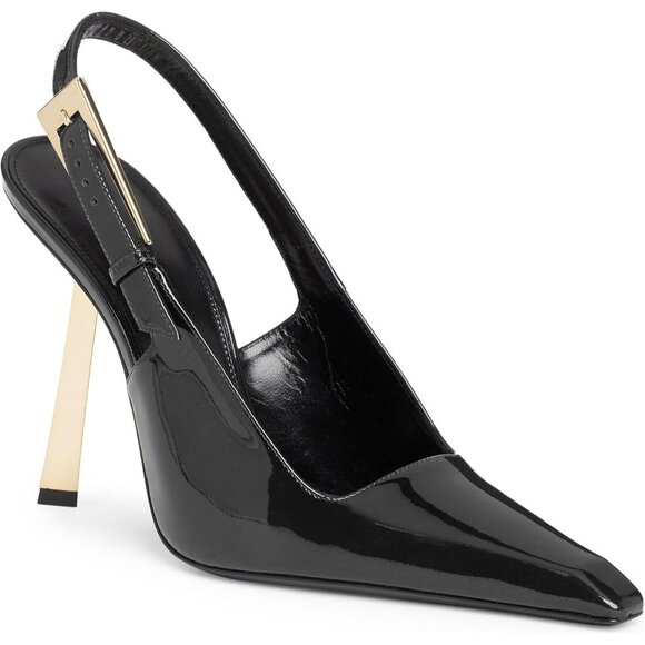 Heels for Women Closed Toe Kitten Heels Women Pumps Square Toe Heeled Sandal - Picture 1 of 10